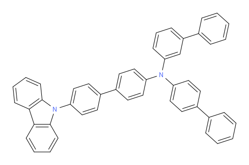 N-(4'-(9H-carbazol-9-yl)-[1,1'-biphenyl]-4-yl)-N-([1,1'-biphenyl]-4-yl)-[1,1'-biphenyl]-3-amine
