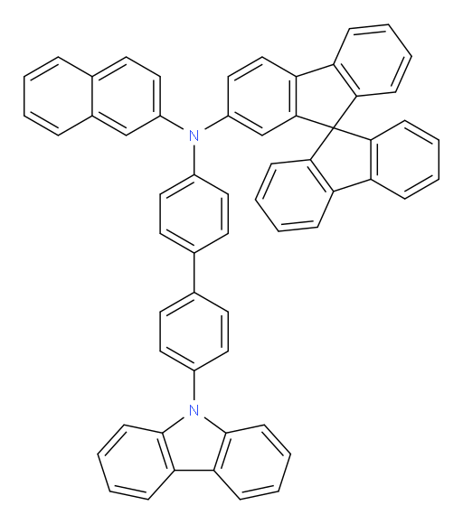 N-(4'-(9H-carbazol-9-yl)-[1,1'-biphenyl]-4-yl)-N-(naphthalen-2-yl)-9,9'-spirobi[fluoren]-2-amine