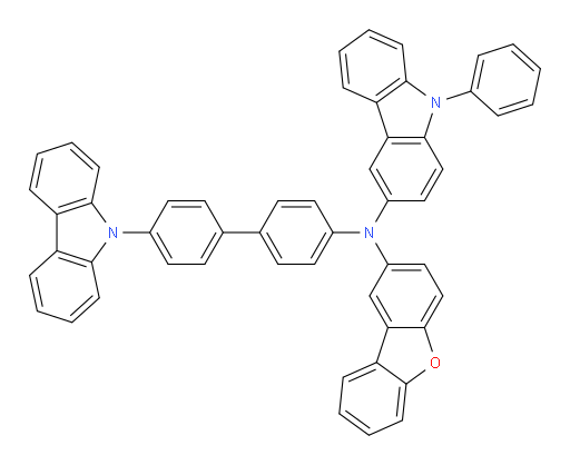 N-(4'-(9H-carbazol-9-yl)-[1,1'-biphenyl]-4-yl)-N-(dibenzo[b,d]furan-2-yl)-9-phenyl-9H-carbazol-3-amine