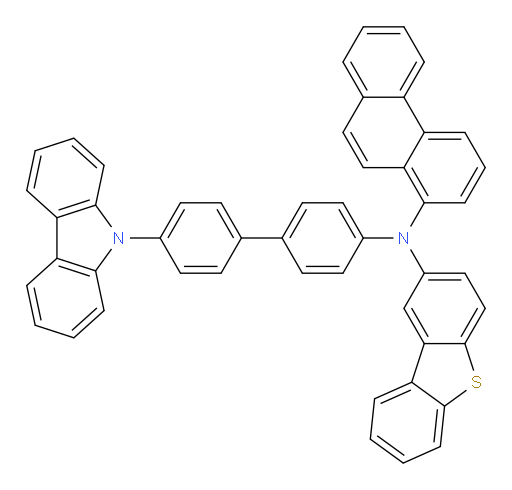 N-(4'-(9H-carbazol-9-yl)-[1,1'-biphenyl]-4-yl)-N-(phenanthren-1-yl)dibenzo[b,d]thiophen-2-amine