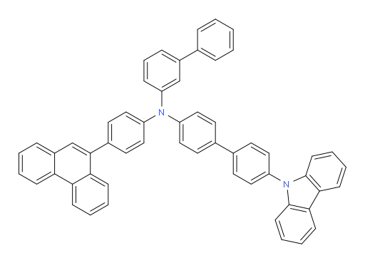N-(4'-(9H-carbazol-9-yl)-[1,1'-biphenyl]-4-yl)-N-(4-(phenanthren-9-yl)phenyl)-[1,1'-biphenyl]-3-amine