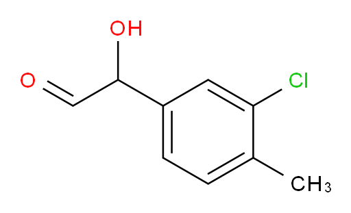 2-(3-chloro-4-methylphenyl)-2-hydroxyacetaldehyde