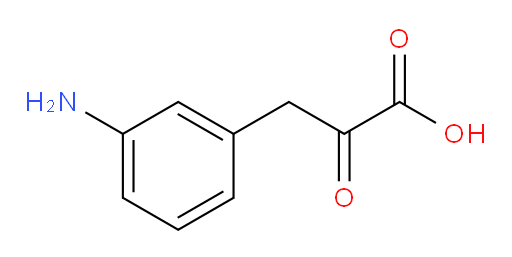 3-(3-aminophenyl)-2-oxopropanoic acid
