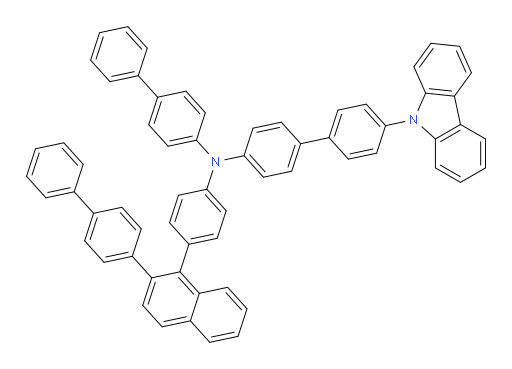 N-([1,1'-biphenyl]-4-yl)-N-(4-(2-([1,1'-biphenyl]-4-yl)naphthalen-1-yl)phenyl)-4'-(9H-carbazol-9-yl)-[1,1'-biphenyl]-4-amine