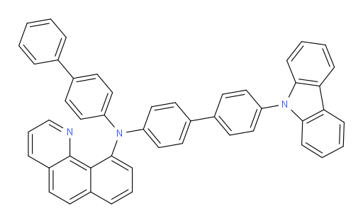 N-(4'-(9H-carbazol-9-yl)-[1,1'-biphenyl]-4-yl)-N-([1,1'-biphenyl]-4-yl)benzo[h]quinolin-10-amine