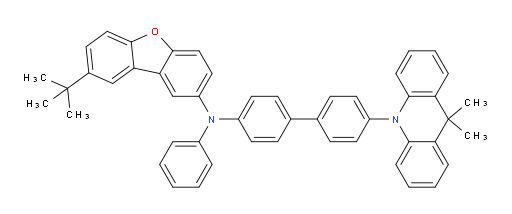8-(tert-butyl)-N-(4'-(9,9-dimethylacridin-10(9H)-yl)-[1,1'-biphenyl]-4-yl)-N-phenyldibenzo[b,d]furan-2-amine