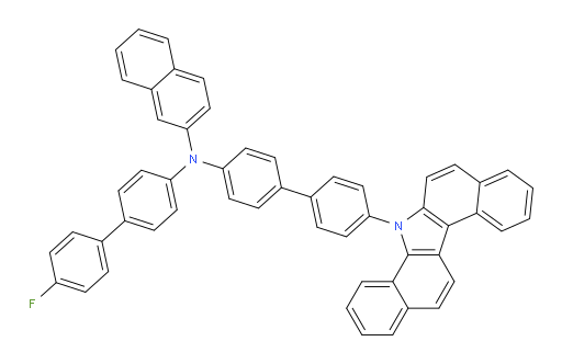 N-(4'-(7H-dibenzo[a,g]carbazol-7-yl)-[1,1'-biphenyl]-4-yl)-N-(4'-fluoro-[1,1'-biphenyl]-4-yl)naphthalen-2-amine