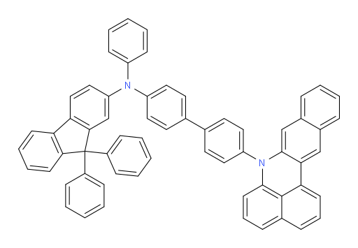 N-(4'-(7H-dibenzo[b,kl]acridin-7-yl)-[1,1'-biphenyl]-4-yl)-N,9,9-triphenyl-9H-fluoren-2-amine