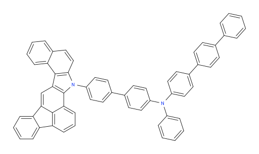 N-(4'-(7H-benzo[g]fluoreno[1,9-ab]carbazol-7-yl)-[1,1'-biphenyl]-4-yl)-N-phenyl-[1,1':4',1''-terphenyl]-4-amine