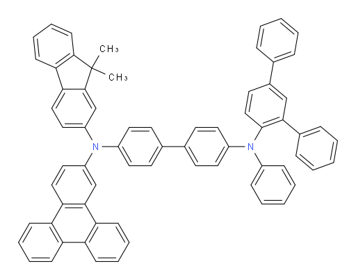 N4-([1,1':3',1''-terphenyl]-4'-yl)-N4'-(9,9-dimethyl-9H-fluoren-2-yl)-N4-phenyl-N4'-(triphenylen-2-yl)-[1,1'-biphenyl]-4,4'-diamine