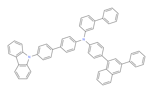 N-(4'-(9H-carbazol-9-yl)-[1,1'-biphenyl]-4-yl)-N-(4-(3-phenylnaphthalen-1-yl)phenyl)-[1,1'-biphenyl]-3-amine