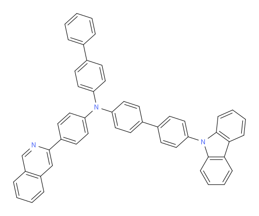 N-([1,1'-biphenyl]-4-yl)-4'-(9H-carbazol-9-yl)-N-(4-(isoquinolin-3-yl)phenyl)-[1,1'-biphenyl]-4-amine
