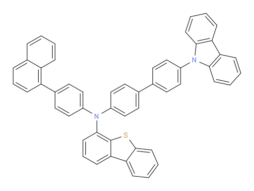 N-(4'-(9H-carbazol-9-yl)-[1,1'-biphenyl]-4-yl)-N-(4-(naphthalen-1-yl)phenyl)dibenzo[b,d]thiophen-4-amine