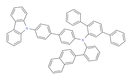 N-(4'-(9H-carbazol-9-yl)-[1,1'-biphenyl]-4-yl)-N-(2-(naphthalen-2-yl)phenyl)-[1,1':4',1''-terphenyl]-2'-amine