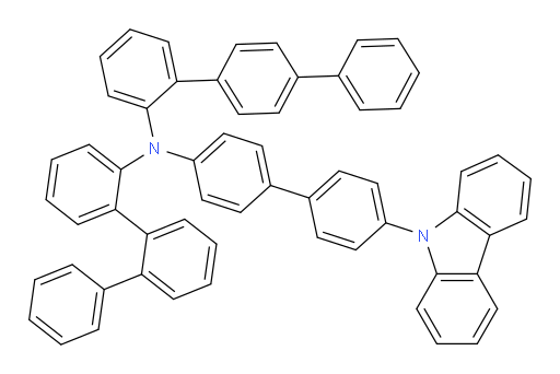 N-(4'-(9H-carbazol-9-yl)-[1,1'-biphenyl]-4-yl)-N-([1,1':4',1''-terphenyl]-2-yl)-[1,1':2',1''-terphenyl]-2-amine