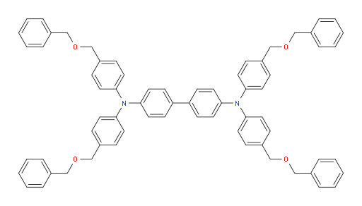 N4,N4,N4',N4'-tetrakis(4-((benzyloxy)methyl)phenyl)-[1,1'-biphenyl]-4,4'-diamine