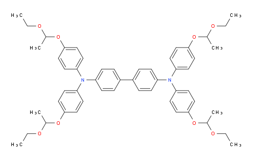 N4,N4,N4',N4'-tetrakis(4-(1-ethoxyethoxy)phenyl)-[1,1'-biphenyl]-4,4'-diamine