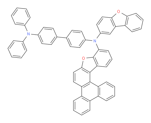 N4-(dibenzo[b,d]furan-2-yl)-N4',N4'-diphenyl-N4-(triphenyleno[2,1-b]benzofuran-8-yl)-[1,1'-biphenyl]-4,4'-diamine
