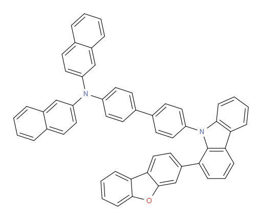 N-(4'-(1-(dibenzo[b,d]furan-3-yl)-9H-carbazol-9-yl)-[1,1'-biphenyl]-4-yl)-N-(naphthalen-2-yl)naphthalen-2-amine