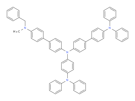 N4-benzyl-N4'-(4'-(diphenylamino)-[1,1'-biphenyl]-4-yl)-N4'-(4-(diphenylamino)phenyl)-N4-methyl-[1,1'-biphenyl]-4,4'-diamine