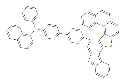N-(4'-(9H-phenanthro[4',3':4,5]thieno[3,2-c]carbazol-9-yl)-[1,1'-biphenyl]-4-yl)-N-phenylnaphthalen-1-amine
