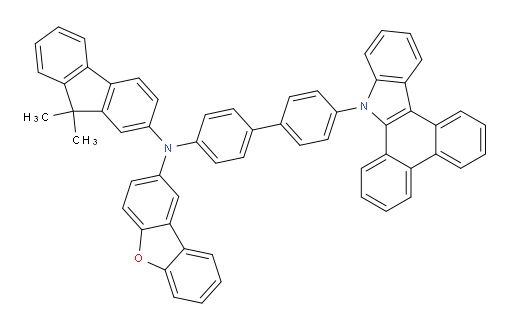 N-(4'-(9H-dibenzo[a,c]carbazol-9-yl)-[1,1'-biphenyl]-4-yl)-N-(9,9-dimethyl-9H-fluoren-2-yl)dibenzo[b,d]furan-2-amine