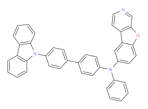 N-(4'-(9H-carbazol-9-yl)-[1,1'-biphenyl]-4-yl)-N-phenylbenzofuro[2,3-c]pyridin-6-amine