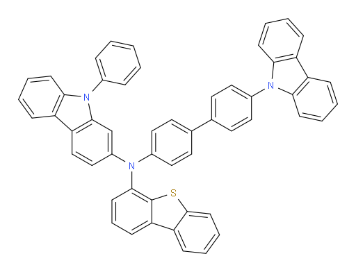 N-(4'-(9H-carbazol-9-yl)-[1,1'-biphenyl]-4-yl)-N-(dibenzo[b,d]thiophen-4-yl)-9-phenyl-9H-carbazol-2-amine