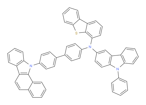 N-(4'-(11H-benzo[a]carbazol-11-yl)-[1,1'-biphenyl]-4-yl)-N-(dibenzo[b,d]thiophen-4-yl)-9-phenyl-9H-carbazol-3-amine