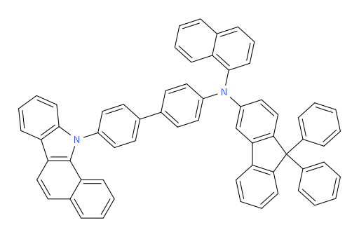 N-(4'-(11H-benzo[a]carbazol-11-yl)-[1,1'-biphenyl]-4-yl)-N-(naphthalen-1-yl)-9,9-diphenyl-9H-fluoren-3-amine