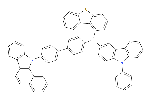 N-(4'-(11H-benzo[a]carbazol-11-yl)-[1,1'-biphenyl]-4-yl)-N-(dibenzo[b,d]thiophen-1-yl)-9-phenyl-9H-carbazol-3-amine