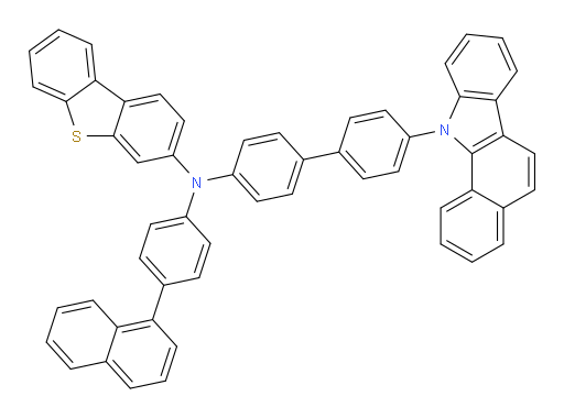 N-(4'-(11H-benzo[a]carbazol-11-yl)-[1,1'-biphenyl]-4-yl)-N-(4-(naphthalen-1-yl)phenyl)dibenzo[b,d]thiophen-3-amine