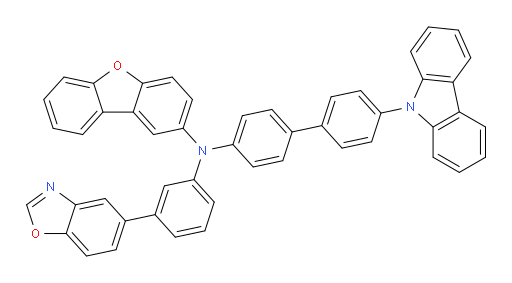 N-(4'-(9H-carbazol-9-yl)-[1,1'-biphenyl]-4-yl)-N-(3-(benzo[d]oxazol-5-yl)phenyl)dibenzo[b,d]furan-2-amine