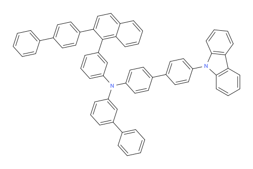 N-(4'-(9H-carbazol-9-yl)-[1,1'-biphenyl]-4-yl)-N-(3-(2-([1,1'-biphenyl]-4-yl)naphthalen-1-yl)phenyl)-[1,1'-biphenyl]-3-amine