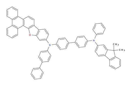 N4-([1,1'-biphenyl]-4-yl)-N4'-(9,9-dimethyl-9H-fluoren-2-yl)-N4'-phenyl-N4-(triphenyleno[1,2-b]benzofuran-13-yl)-[1,1'-biphenyl]-4,4'-diamine