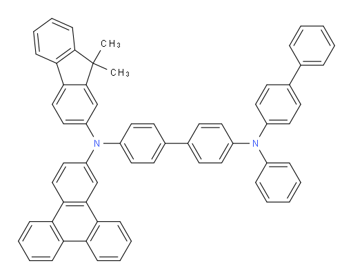 N4-([1,1'-biphenyl]-4-yl)-N4'-(9,9-dimethyl-9H-fluoren-2-yl)-N4-phenyl-N4'-(triphenylen-2-yl)-[1,1'-biphenyl]-4,4'-diamine