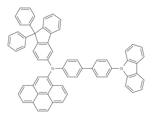 N-(4'-(9H-carbazol-9-yl)-[1,1'-biphenyl]-4-yl)-N-(9,9-diphenyl-9H-fluoren-3-yl)pyren-4-amine