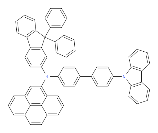 N-(4'-(9H-carbazol-9-yl)-[1,1'-biphenyl]-4-yl)-N-(9,9-diphenyl-9H-fluoren-2-yl)pyren-4-amine