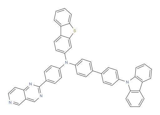 N-(4'-(9H-carbazol-9-yl)-[1,1'-biphenyl]-4-yl)-N-(4-(pyrido[4,3-d]pyrimidin-2-yl)phenyl)dibenzo[b,d]thiophen-3-amine