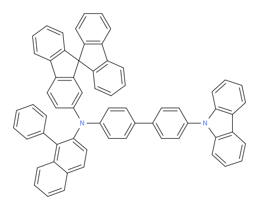 N-(4'-(9H-carbazol-9-yl)-[1,1'-biphenyl]-4-yl)-N-(1-phenylnaphthalen-2-yl)-9,9'-spirobi[fluoren]-2-amine