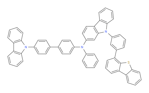 N-(4'-(9H-carbazol-9-yl)-[1,1'-biphenyl]-4-yl)-9-(3-(dibenzo[b,d]thiophen-4-yl)phenyl)-N-phenyl-9H-carbazol-2-amine