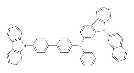 N-(4'-(9H-carbazol-9-yl)-[1,1'-biphenyl]-4-yl)-9-(naphthalen-2-yl)-N-phenyl-9H-carbazol-2-amine