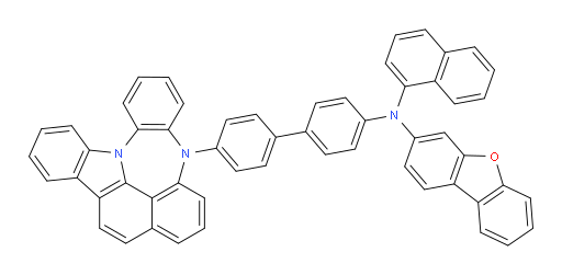 N-(4'-(4H-4,8b-diazaindeno[1,2,3-gh]pleiaden-4-yl)-[1,1'-biphenyl]-4-yl)-N-(naphthalen-1-yl)dibenzo[b,d]furan-3-amine