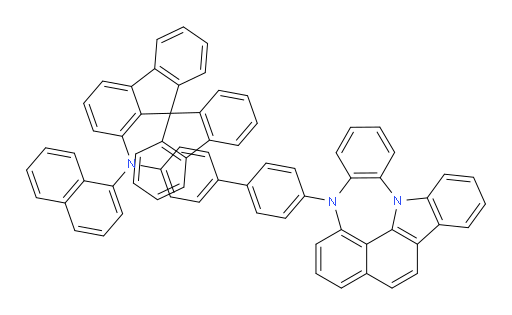 N-(4'-(4H-4,8b-diazaindeno[1,2,3-gh]pleiaden-4-yl)-[1,1'-biphenyl]-4-yl)-N-(naphthalen-1-yl)-9,9'-spirobi[fluoren]-1-amine