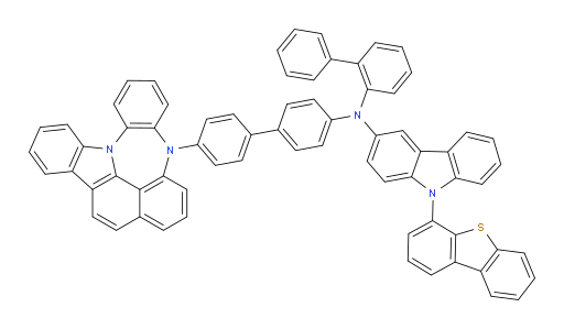 N-(4'-(4H-4,8b-diazaindeno[1,2,3-gh]pleiaden-4-yl)-[1,1'-biphenyl]-4-yl)-N-([1,1'-biphenyl]-2-yl)-9-(dibenzo[b,d]thiophen-4-yl)-9H-carbazol-3-amine