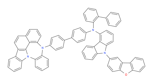 N-(4'-(4H-4,8b-diazaindeno[1,2,3-gh]pleiaden-4-yl)-[1,1'-biphenyl]-4-yl)-N-([1,1'-biphenyl]-2-yl)-9-(dibenzo[b,d]furan-2-yl)-9H-carbazol-4-amine