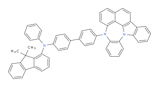 N-(4'-(4H-4,8b-diazaindeno[1,2,3-gh]pleiaden-4-yl)-[1,1'-biphenyl]-4-yl)-9,9-dimethyl-N-phenyl-9H-fluoren-1-amine