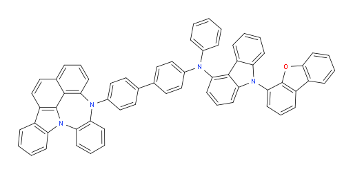 N-(4'-(4H-4,8b-diazaindeno[1,2,3-gh]pleiaden-4-yl)-[1,1'-biphenyl]-4-yl)-9-(dibenzo[b,d]furan-4-yl)-N-phenyl-9H-carbazol-4-amine