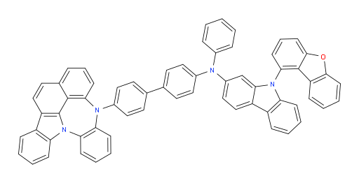 N-(4'-(4H-4,8b-diazaindeno[1,2,3-gh]pleiaden-4-yl)-[1,1'-biphenyl]-4-yl)-9-(dibenzo[b,d]furan-1-yl)-N-phenyl-9H-carbazol-2-amine