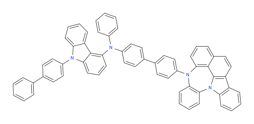 N-(4'-(4H-4,8b-diazaindeno[1,2,3-gh]pleiaden-4-yl)-[1,1'-biphenyl]-4-yl)-9-([1,1'-biphenyl]-4-yl)-N-phenyl-9H-carbazol-4-amine